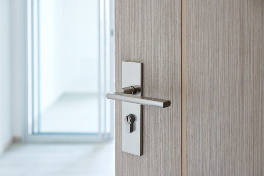 An open door