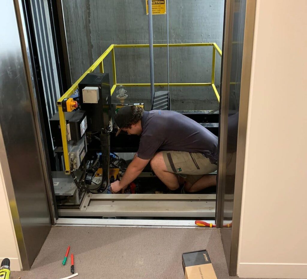 Abbco locksmith installing a new security system